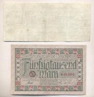 Német Birodalom/Weimari Köztársaság/Stuttgart/Württembergische Notenbank/Hamburg 1923. 50.000M T:II-...