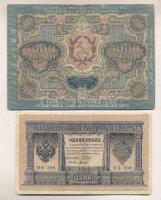 Oroszország 1909-1919. 8db különféle bankjegy T:vegyes Russia 1909-1919. 8 different banknotes C:mixed