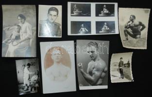 Vegyes régi fotó tétel, sok katonaival