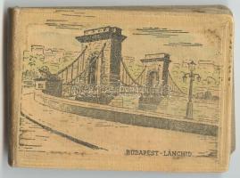 cca 1940 28 darab főként magyar városképes fotó kisméretű albumban