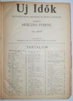 1941 Új Idők. Szépirodalmi, művészeti, képes hetilap. Szerk. Herczeg Ferenc. XLVII. évfolyam I. köt....