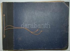 cca 1940 Legalább 400 darab képet tartalmazó fotóalbum Kárpát-medencei táj és városképekkel, csládi ...