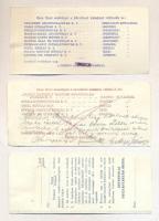 Ásványolaj Nyilvántartási Iroda DN. 6db klf 50 Liter, 100 Liter és 200 Liter mennyiségű Motalko gázo...