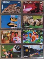 160 darabos tengerentúli telefonkártya-gyűjtemény igényes gyűrűs berakóban. Malaysia, Thaiföld, Új Z...