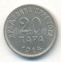 Montenegro 1914. 20P T:2 Montenegro 1914. 20 Para C:XF