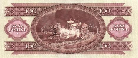 1984. 100Ft (4x) sorszámkövetéssel T:I-/II (hajtva de nem törve)