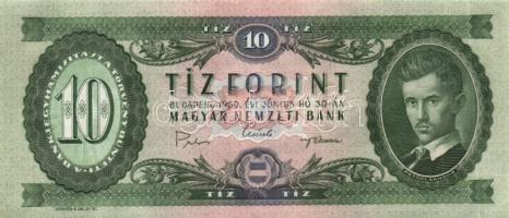 1969. 10Ft (12x) sorszámkövetéssel T:I,I-