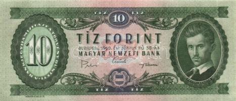 1969. 10Ft (12x) sorszámkövetéssel T:I,I-