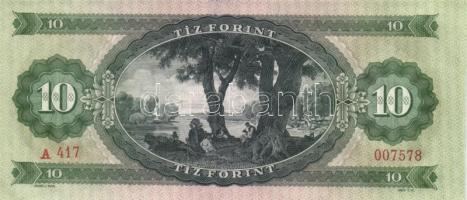1969. 10Ft (12x) sorszámkövetéssel T:I,I-