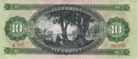1969. 10Ft (12x) sorszámkövetéssel T:I,I-
