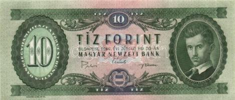 1969. 10Ft (12x) sorszámkövetéssel T:I,I-