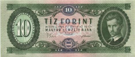 1969. 10Ft (12x) sorszámkövetéssel T:I,I-