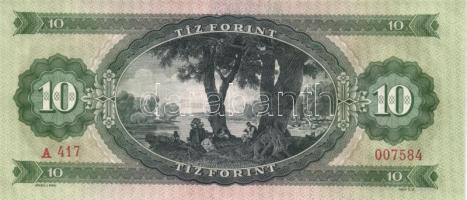 1969. 10Ft (12x) sorszámkövetéssel T:I,I-