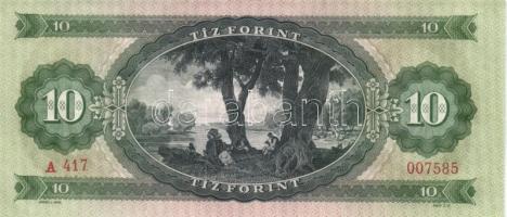 1969. 10Ft (12x) sorszámkövetéssel T:I,I-
