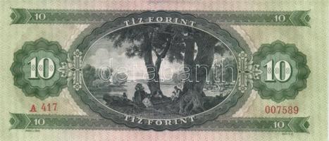 1969. 10Ft (12x) sorszámkövetéssel T:I,I-