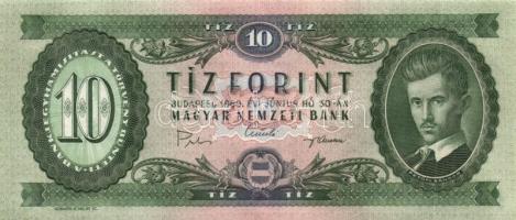 1969. 10Ft (12x) sorszámkövetéssel T:I,I-