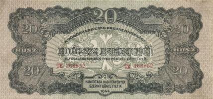 1944. 20P "V.H." (5x) sorszámkövetés T:I-/II