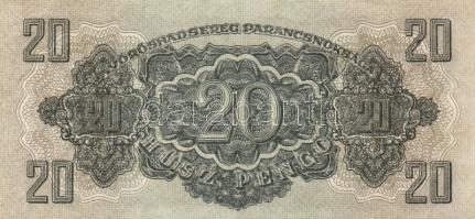 1944. 20P "V.H." (5x) sorszámkövetés T:I-/II