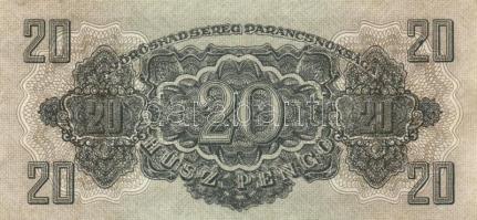 1944. 20P "V.H." (5x) sorszámkövetés T:I-/II