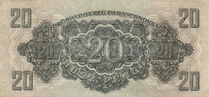 1944. 20P "V.H." (5x) sorszámkövetés T:I-/II