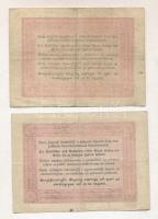 1848. 5Ft "Kossuth bankó" pár. Barna+Piros T:III