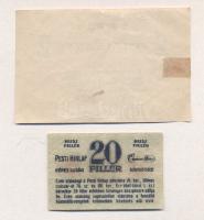 Budapest DN. "Pesti Hírlap" 20f (2x) + "Pester LLoyd" 2K T:Vegyes