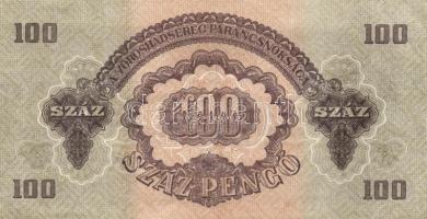 1944. 50P (2x) + 100P (2x) kétféle méret "A Vöröshadsereg Parancsnoksága" T:II,III