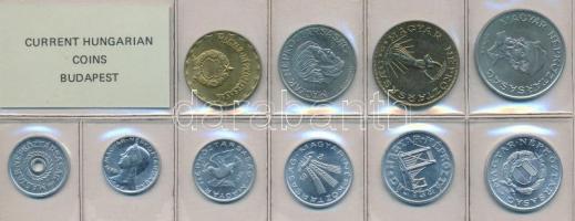 1985. 2f-20Ft 10db klf érmés forgalmi sor fóliatokban T:1