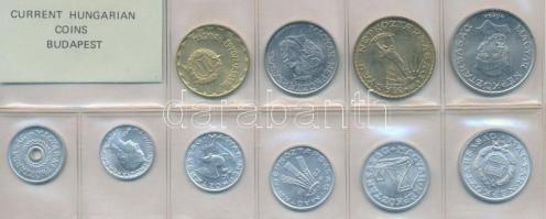 1983. 2f-20Ft 10db klf érmés forgalmi sor fóliatokban T:1
