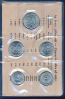 1975. 2f-10Ft 9klf "Magyar Népköztársaság" forgalmi érméi "kalauzkék" műbőrtokba...