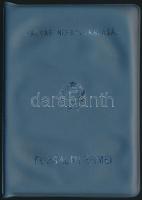 1981. 2f-10Ft 9klf "Magyar Népköztársaság" forgalmi érméi szürkéskék műbőrtokban T:1