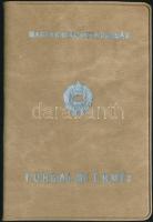 1984. 2f-20Ft 10klf "Magyar Népköztársaság" forgalmi érméi karamel műbőrtokban T:1