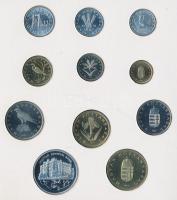 1993. 10f-200Ft 11klf db, szettben(2 lapos), benne 200Ft Ag "MNB" T:PP