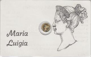 DN. "Mária Lujza" modern mini Au pénz 0.333 minőségű T:BU Eredeti vákuum díszcsomagolásban! / ND. "Maria Luigia" modern mini Au(0.333) coin C:BU