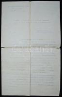 1924 Báró Klebelsberg Kunó által aláírt postaigazgatósági levél