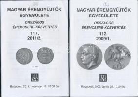 10db különféle numizmatikai folyóirat