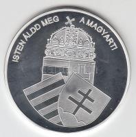 DN "Nemzetünk nagyjai - II. Rákóczi Ferenc" Ag emlékérem (10,37g/0.999) T:PP tanúsítvánnya...
