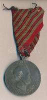 1918. Laeso Militi - Sebesültek Érme cink kitüntetés mellszalaggal. Szign.: R. Placht T:2- Hungary 1918. Laeso Militi - Carolus Combat Wound medal zinc, with ribbon C:VF