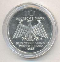 Németország 1995D 10M Ag "W.C. Röntgen" T:2
Germany 1995D 10 Mark Ag "W.C. Rontgen&qu...