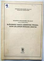 Elővárosi vasúti járművek típusai, azok jellemző műszaki adatai