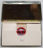 Simon Arzt 50db-os egyiptomi fém cigarettás doboz / 
Egyptian cigarette box, 8x13cm