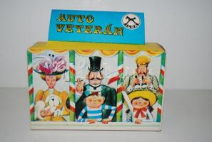 Velox 1906 típusú Igra csehszlovák műanyag autómodell eredeti dobozában / 
Czechoslovakian plastic m...