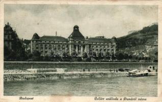 Budapest XI. Gellért Szálloda a Dunáról nézve (fl)