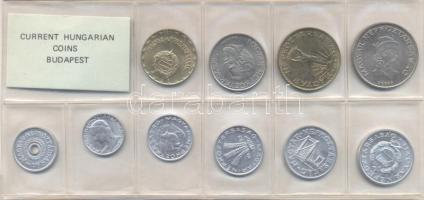 1983. 2f-20Ft 10db klf érmés forgalmi sor fóliatokban T:1