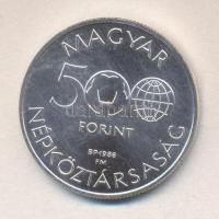 1986. 500Ft Ag "Mexikói Labdarúgó VB-játékosok" T:BU