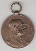 1898. "Jubileumi Emlékérem Polgári Állami Alkalmazottak Számára / Signum memoriae (AVST)" Br érem mellszalag nélkül T:1-,2 Hungary 1898. Commemorative Jubilee Medal for the Civil Attandants without ribbon C:XF