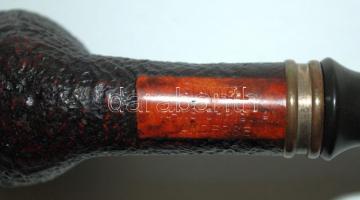 Stanwell Hans Christian Andersen pipa ezüst verettel, jelzett, jó állappotban