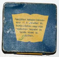 "Carbowander gyógyító széntabletta" gyógyszeres dobozka a budapesti Dr. Wander Gyógyszer é...