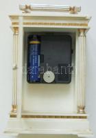 1985 Wiron német úti óra, működik, új elemmel, m:17 cm/ Table clock, 17 cm