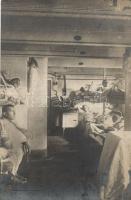 K.u.K. Navy, injured mariners in the infirmary, photo (fl)